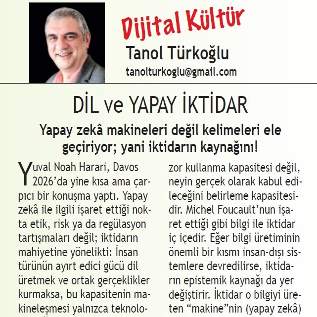 DK510-20-02-2026 Dil ve Yapay İktidar