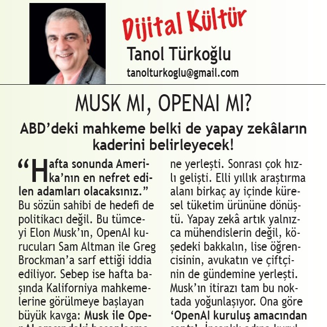 DK521-15-05-2026 Musk mı OpenAI mı